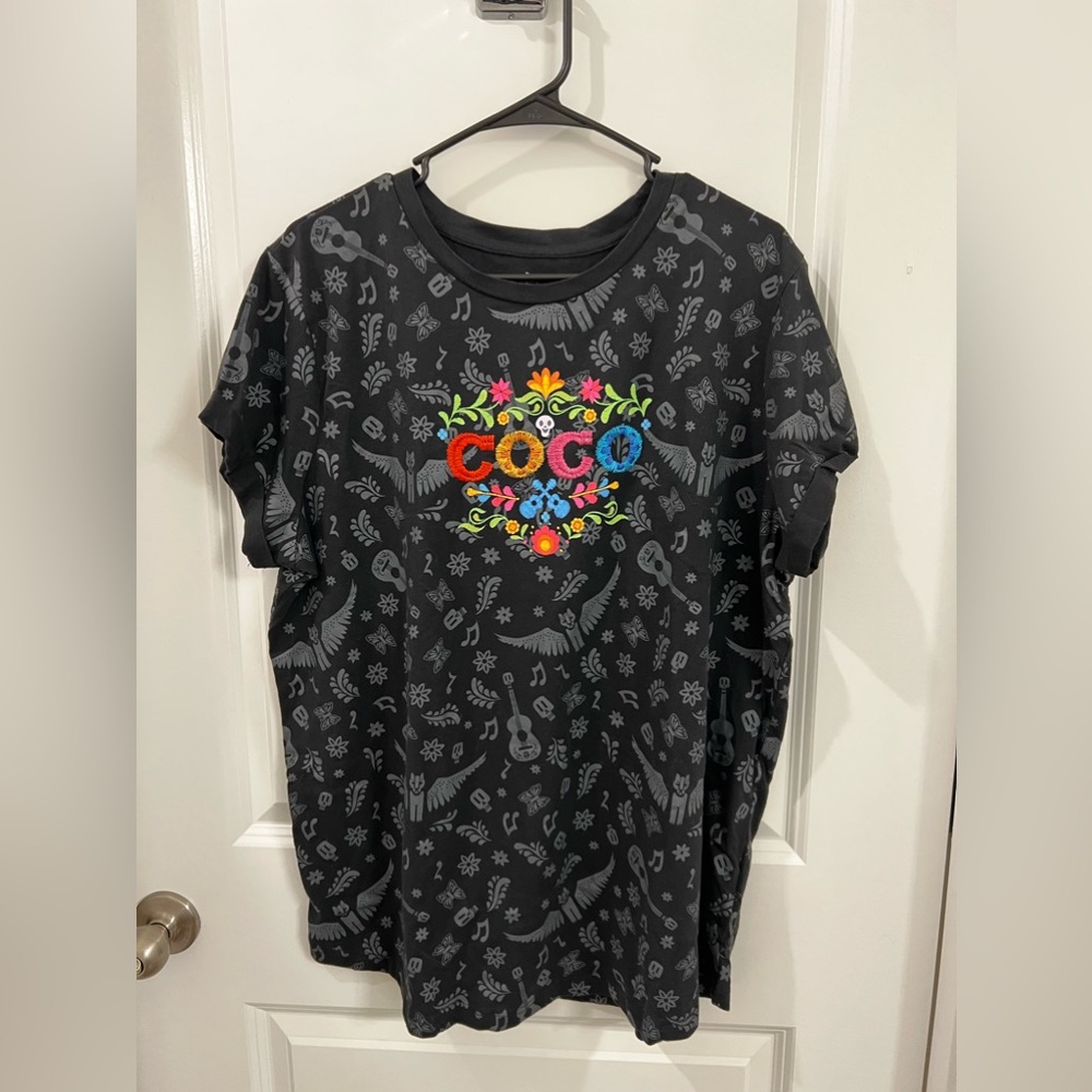 Disney Co Coco Embroidered T Shirt